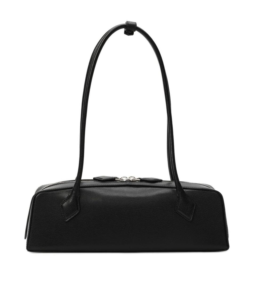 ALAIA Черная кожаная сумка через плечо, фото 2