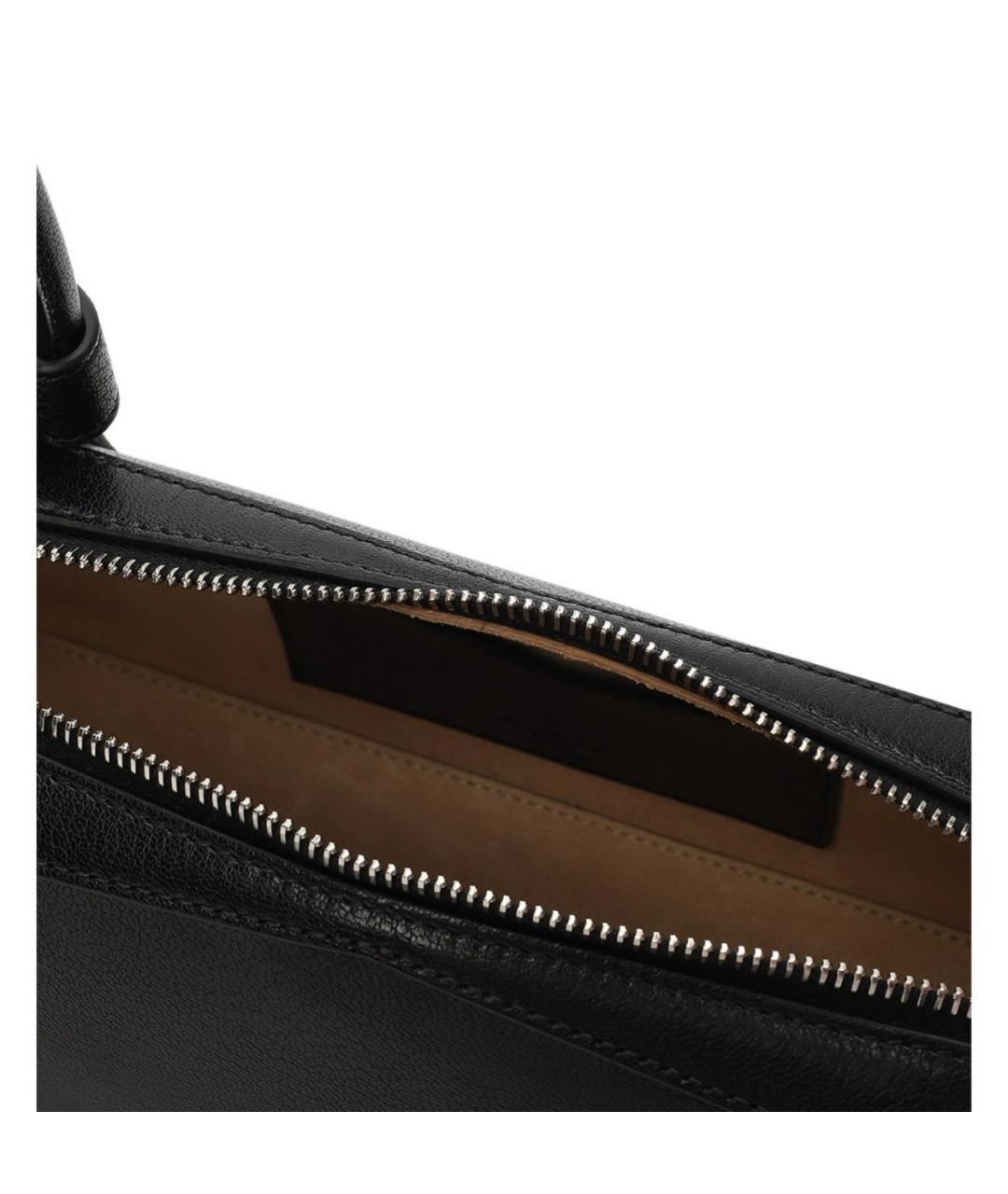 ALAIA Черная кожаная сумка через плечо, фото 5