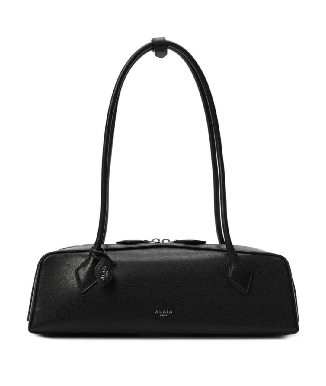 ALAIA Черная кожаная сумка через плечо, фото 1