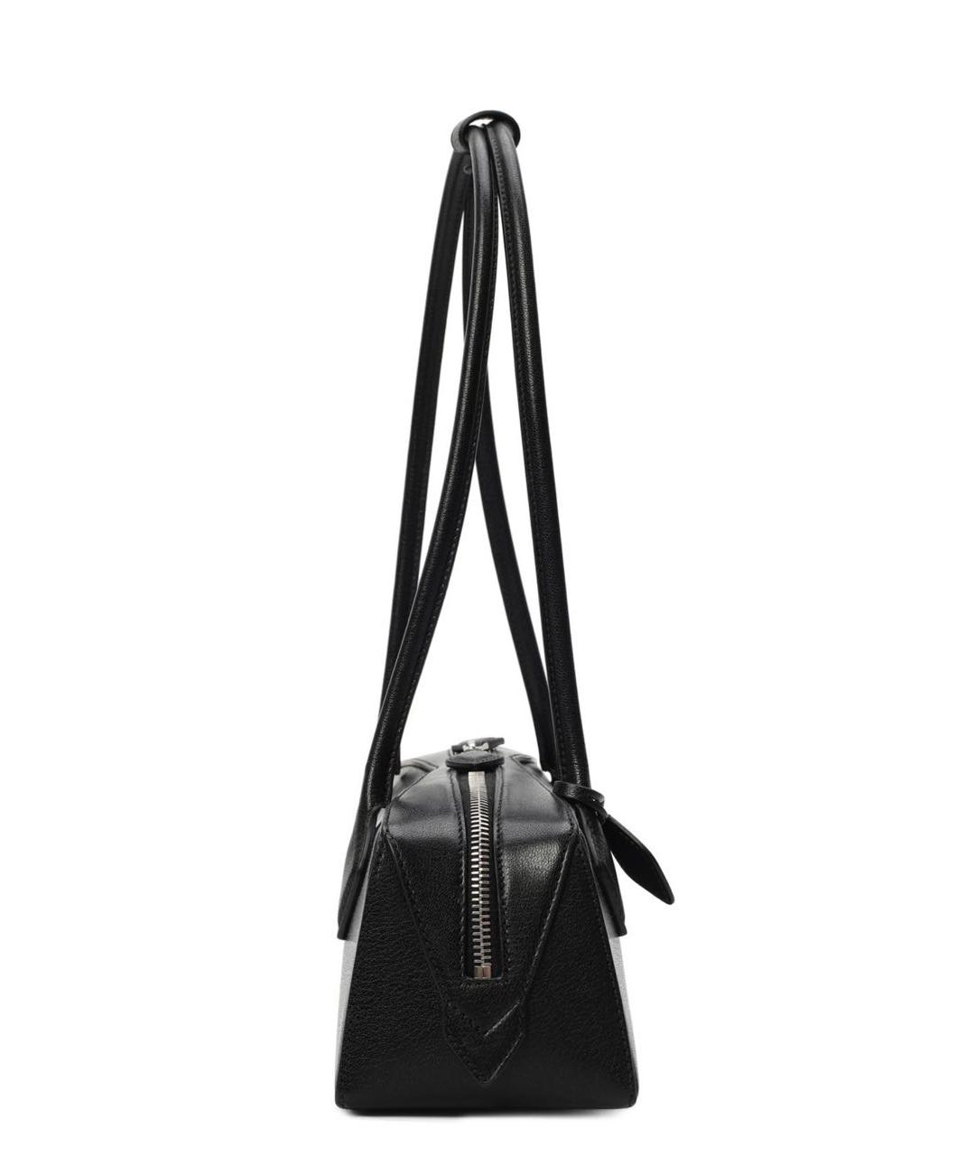 ALAIA Черная кожаная сумка через плечо, фото 3