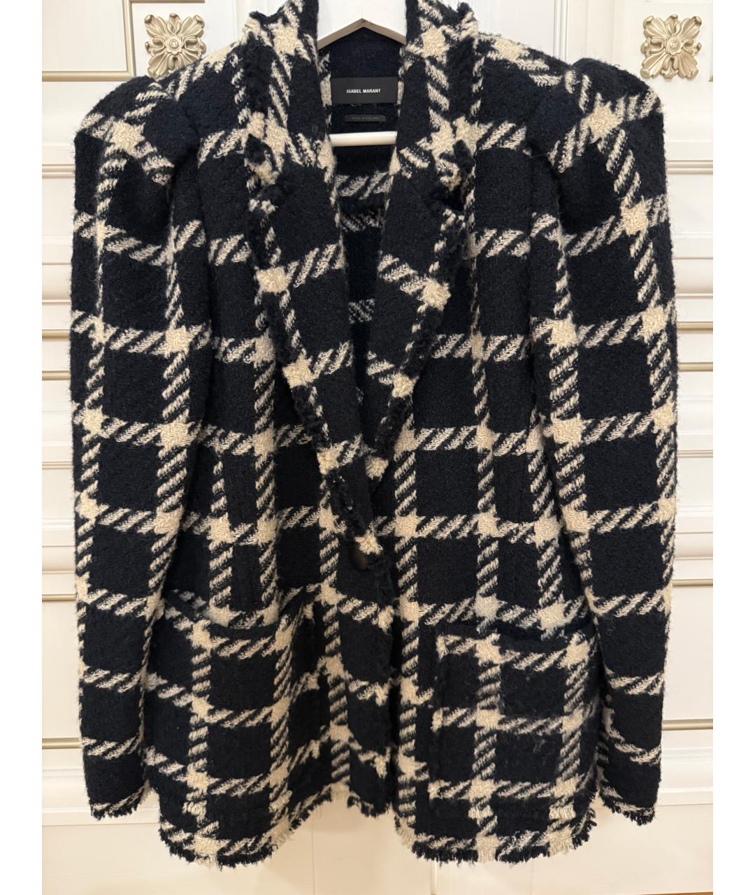 ISABEL MARANT Темно-синий вискозный жакет/пиджак, фото 5