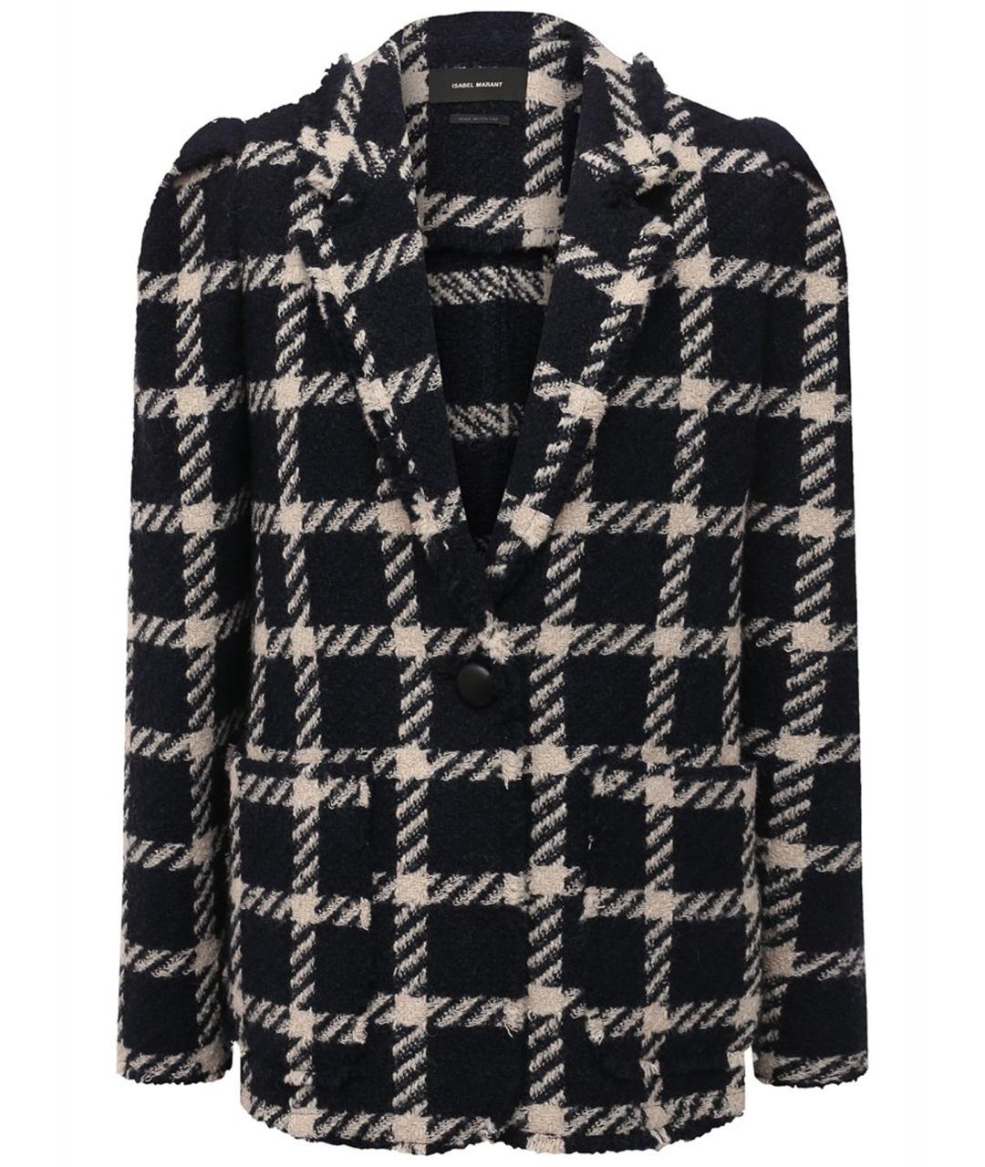 ISABEL MARANT Темно-синий вискозный жакет/пиджак, фото 1