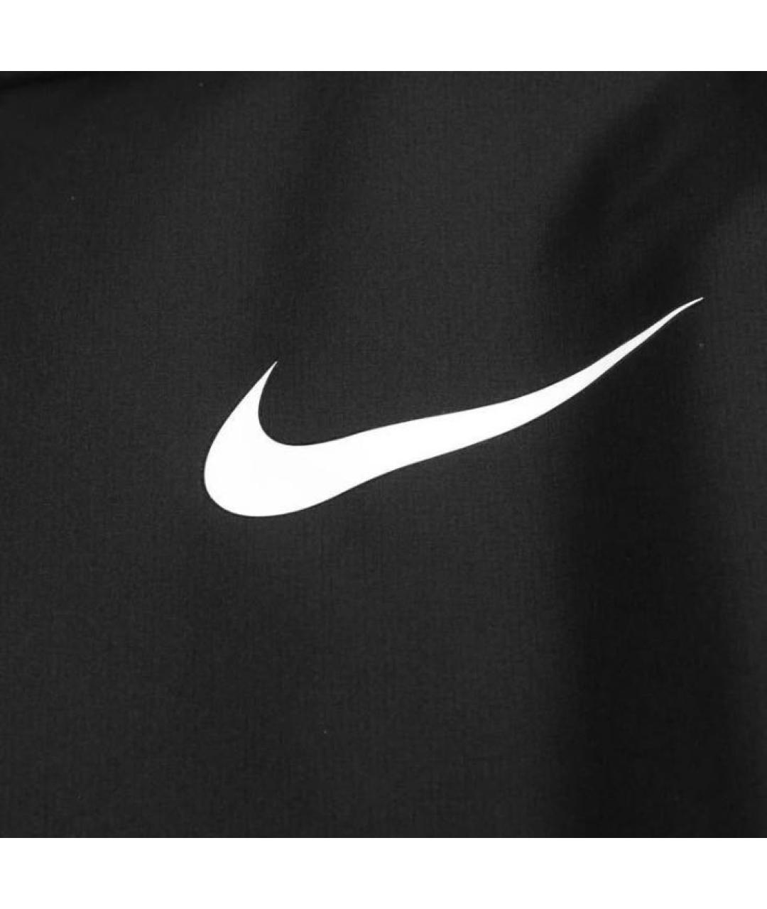 NIKE Черное полиэстеровое пальто, фото 5