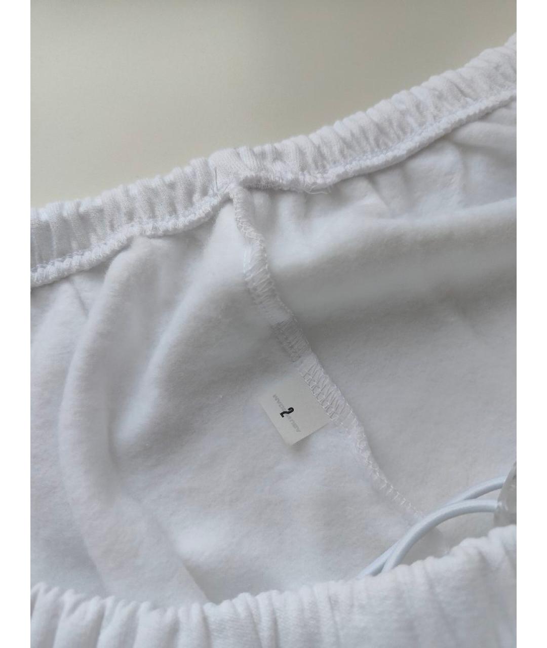 YEEZY Белые хлопковые повседневные брюки, фото 5