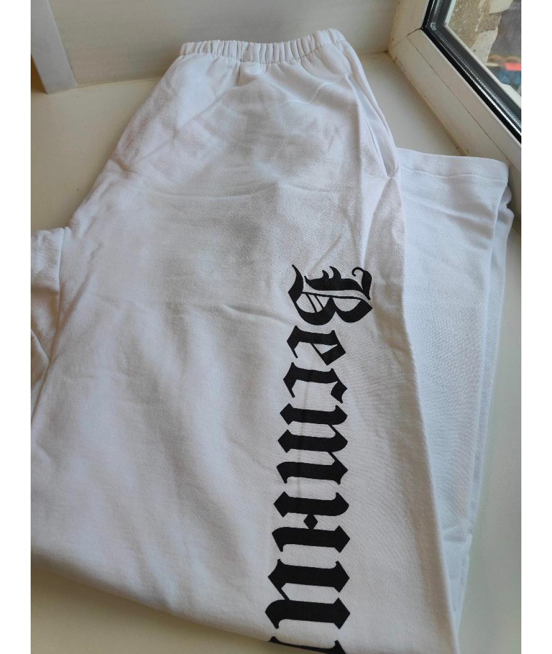 YEEZY Белые хлопковые повседневные брюки, фото 7
