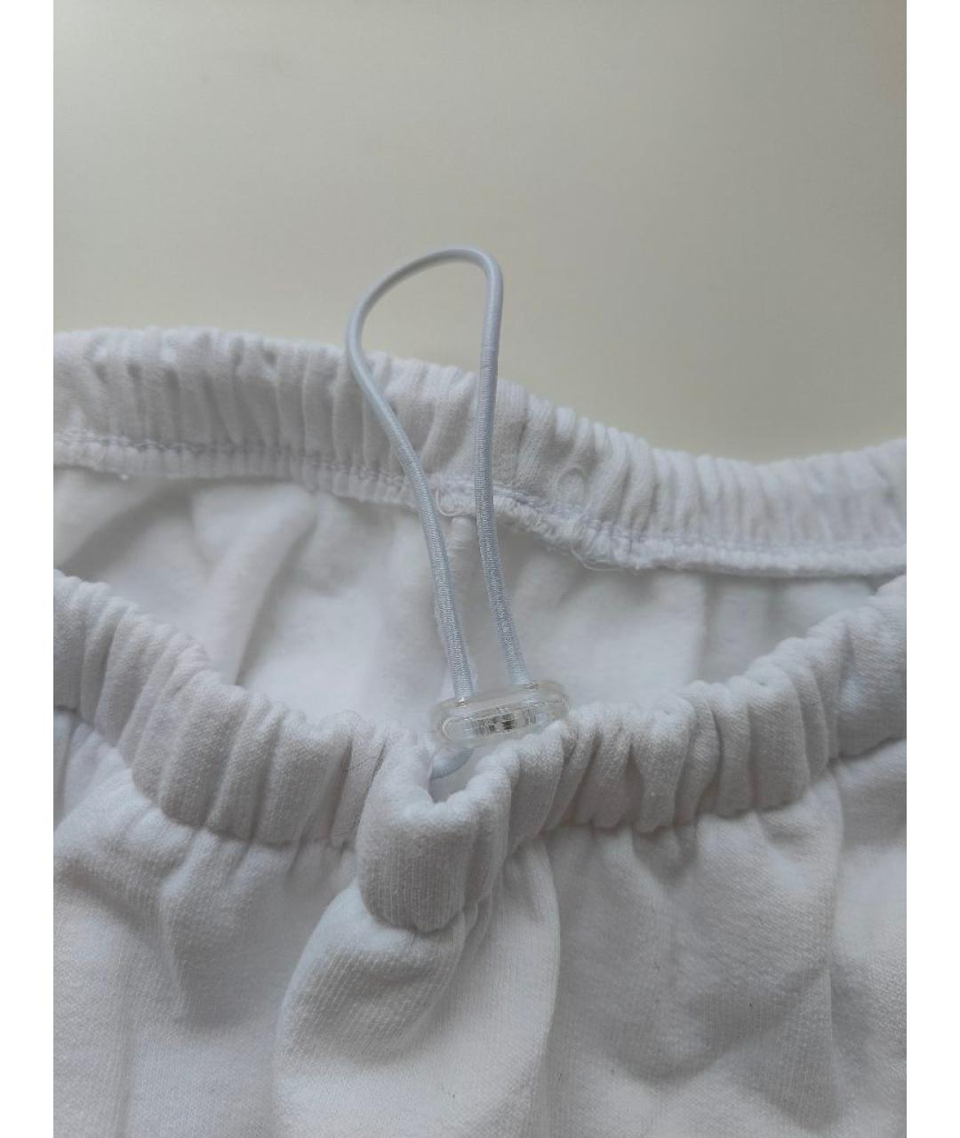 YEEZY Белые хлопковые повседневные брюки, фото 4