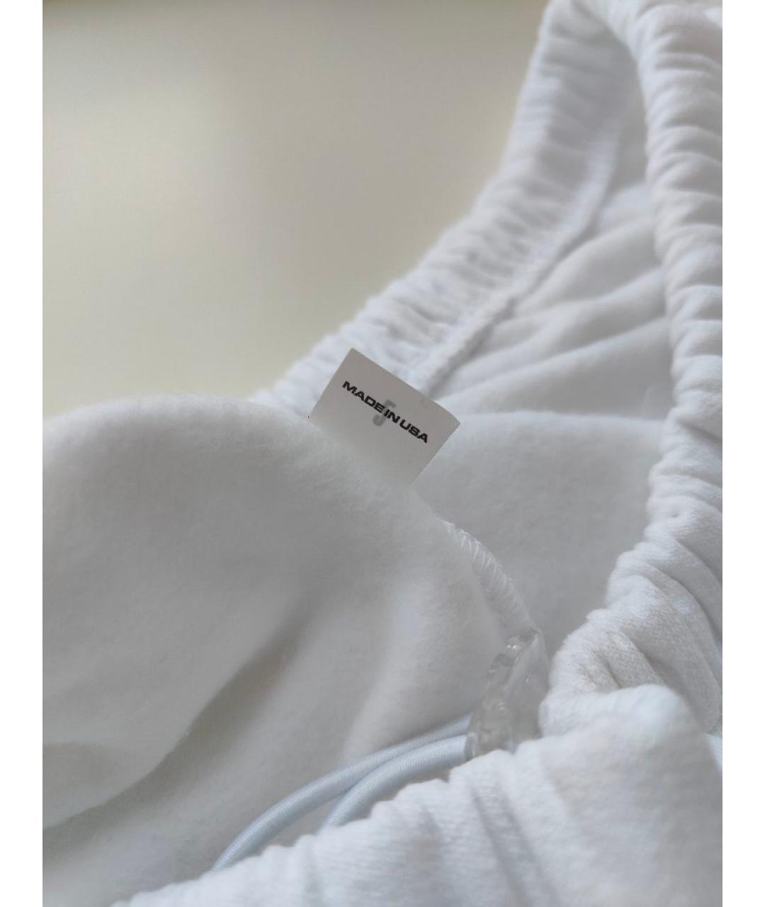 YEEZY Белые хлопковые повседневные брюки, фото 6