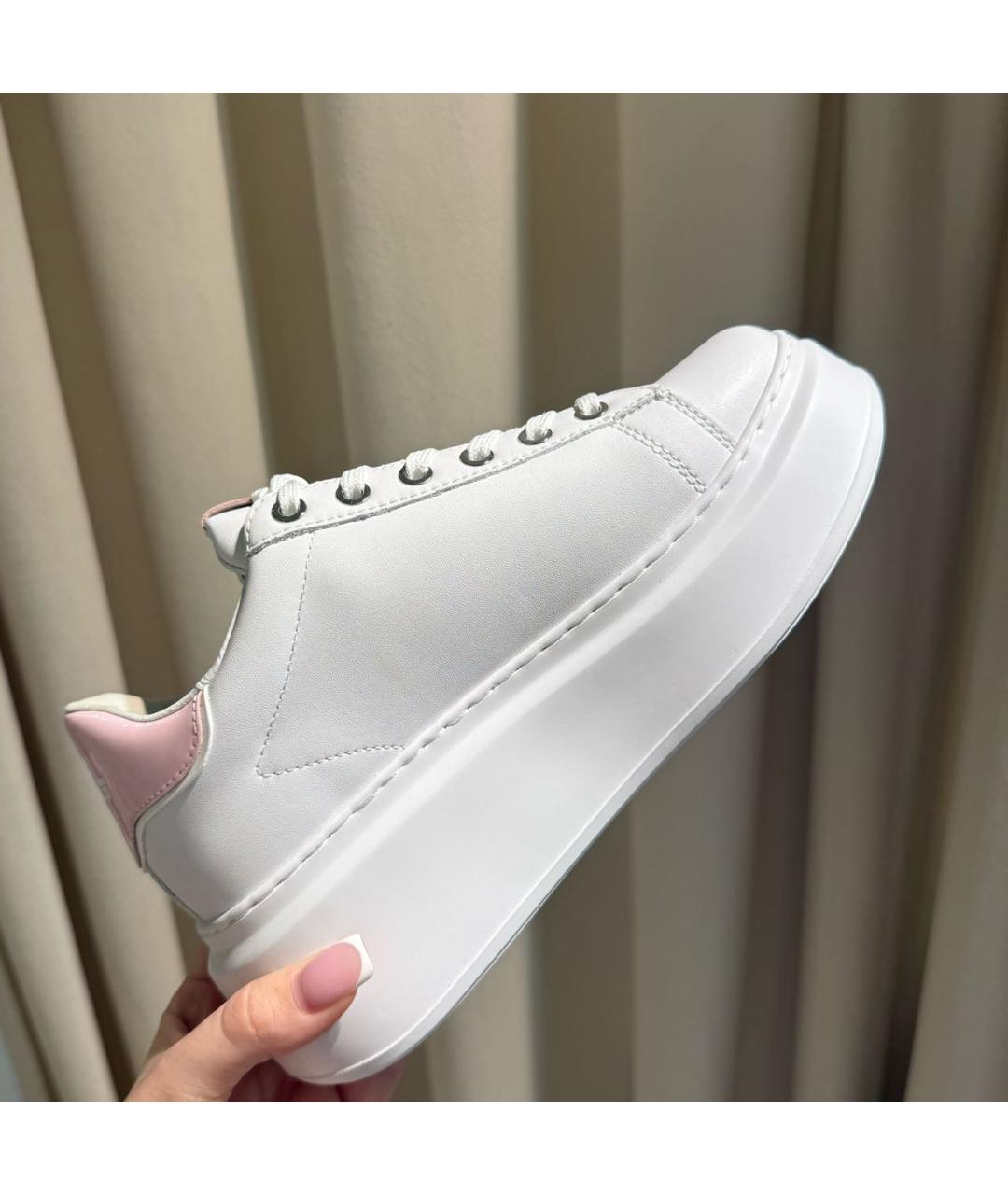 KARL LAGERFELD Белые кожаные кроссовки, фото 4