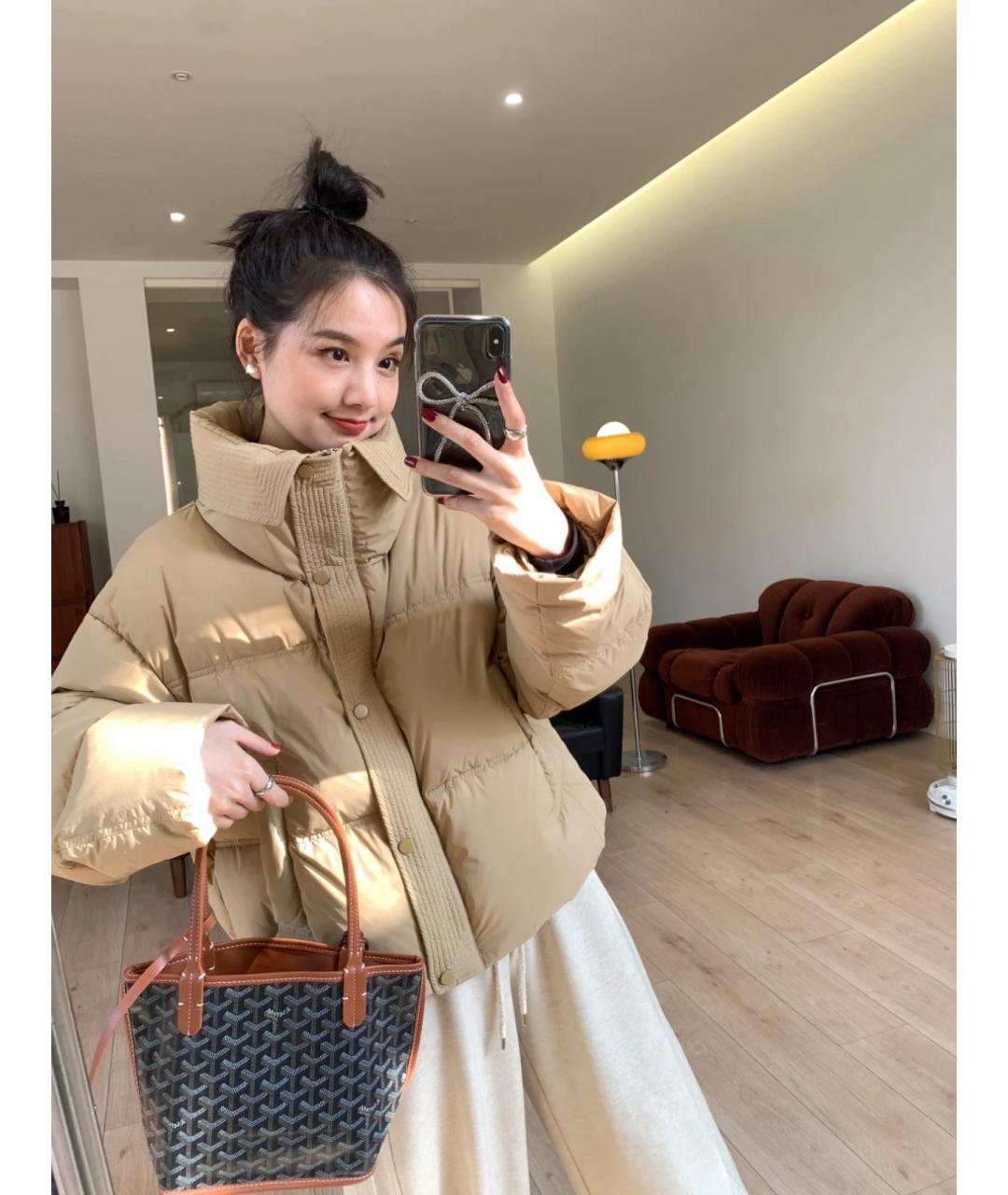 GOYARD Коричневая сумка тоут из искусственной кожи, фото 6