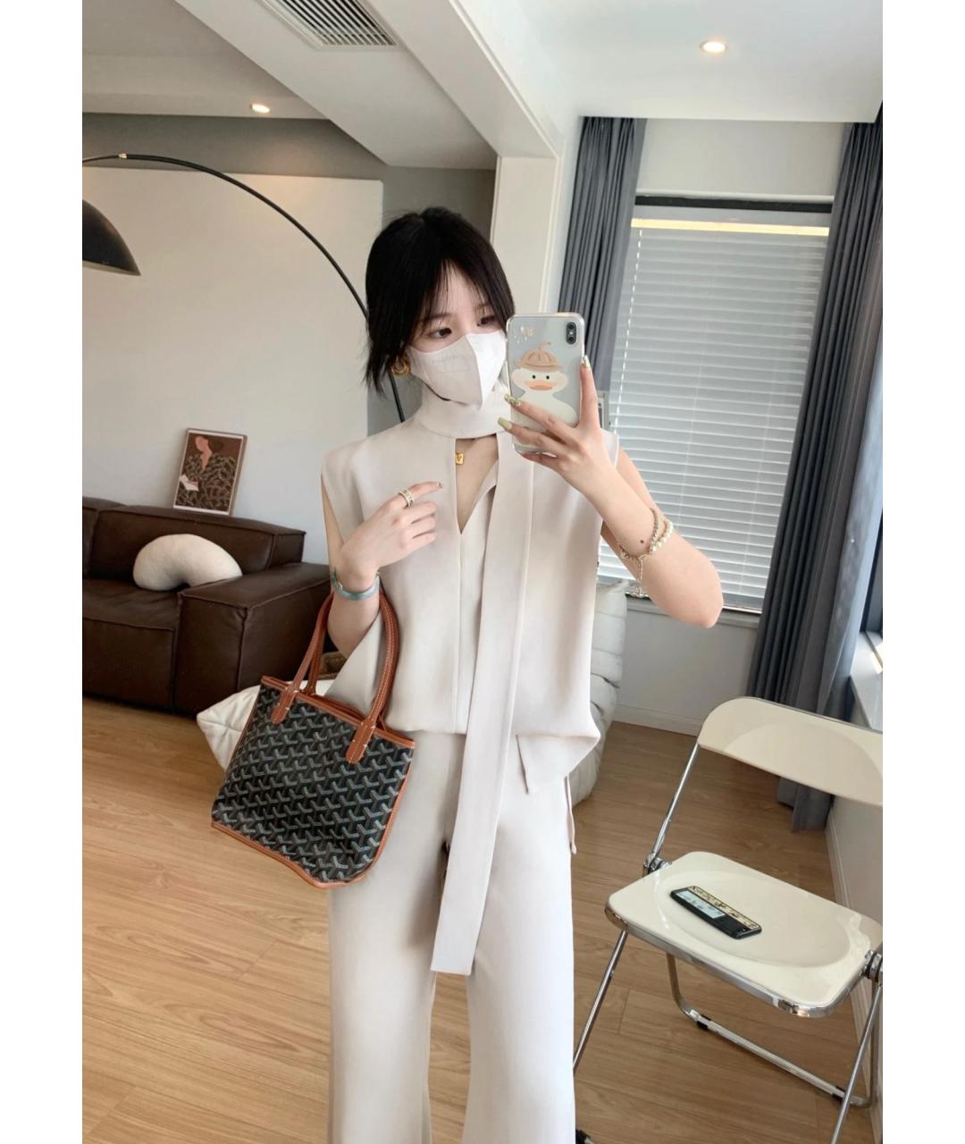 GOYARD Коричневая сумка тоут из искусственной кожи, фото 4