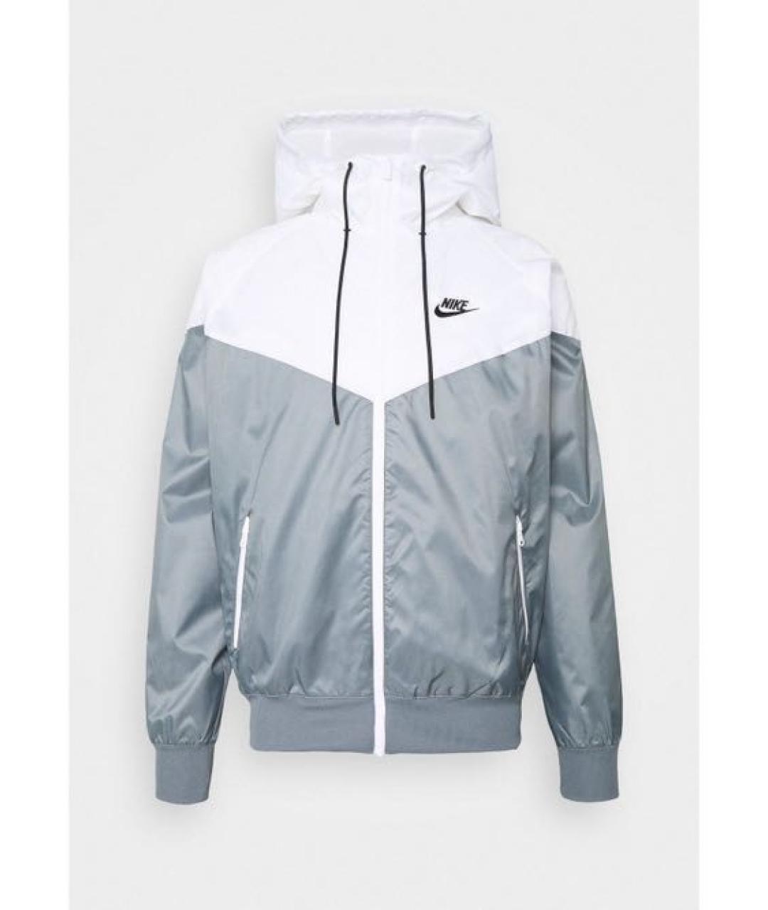 NIKE Серая полиэстеровая куртка, фото 6