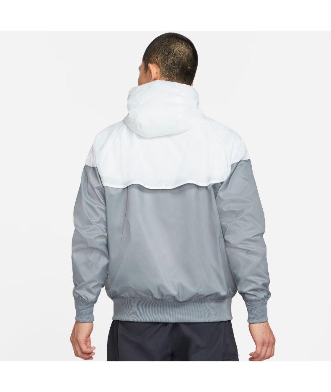 NIKE Серая полиэстеровая куртка, фото 3
