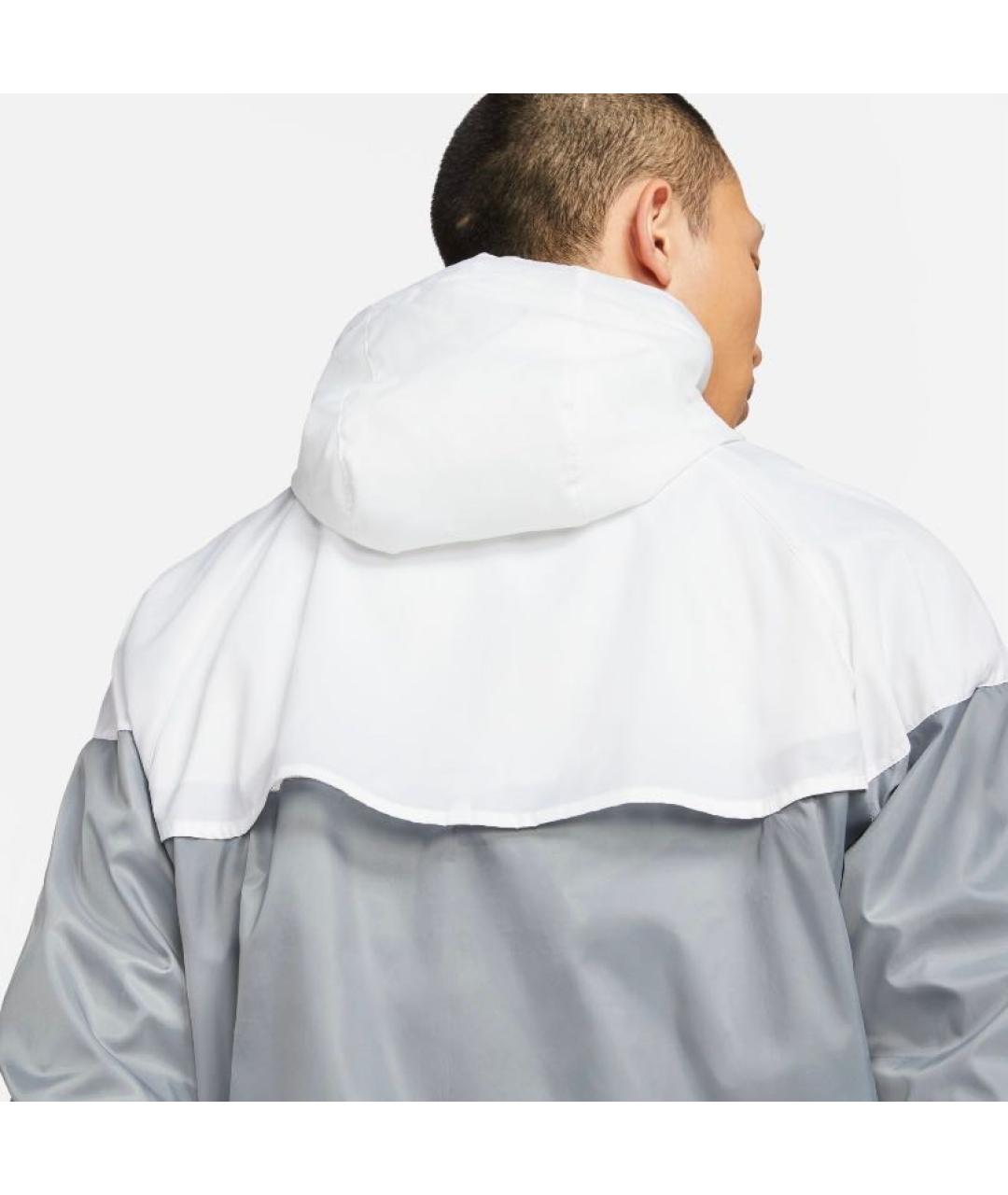 NIKE Серая полиэстеровая куртка, фото 5