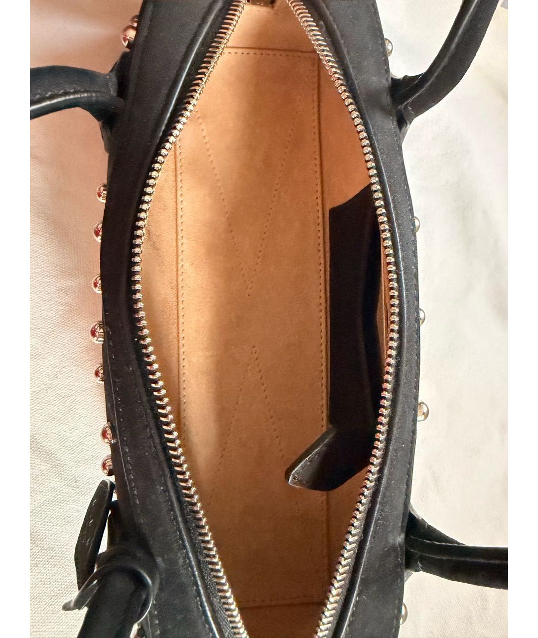 ALAIA Черная замшевая сумка через плечо, фото 4