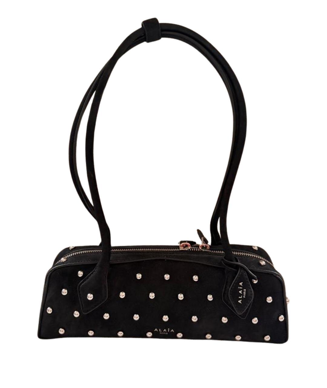 ALAIA Черная замшевая сумка через плечо, фото 1