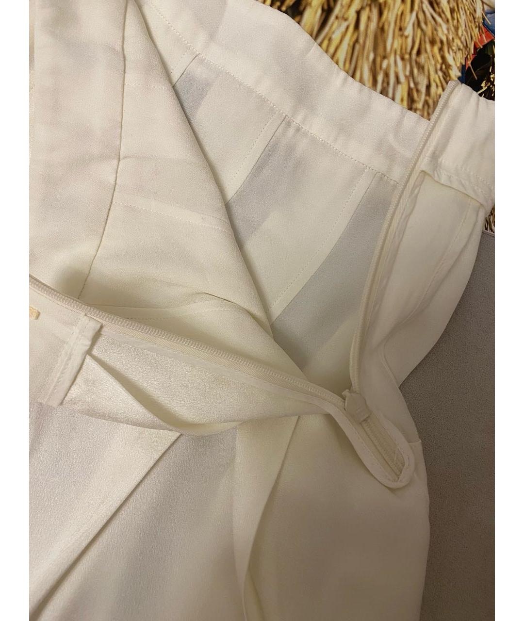 MARNI Белая вискозная юбка миди, фото 4