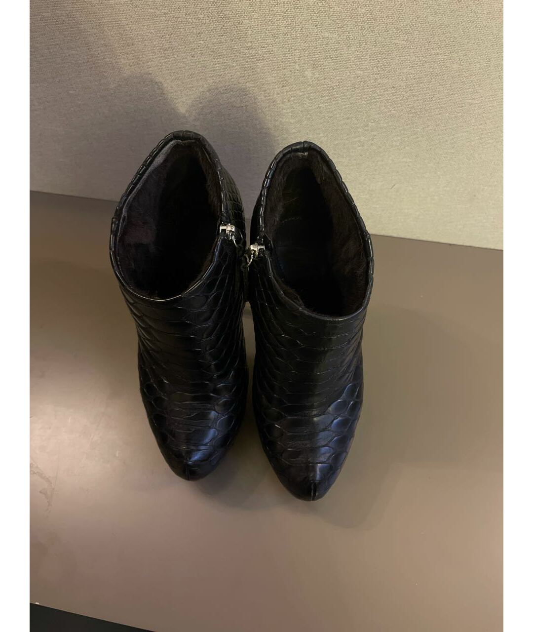 GIUSEPPE ZANOTTI DESIGN Черные кожаные ботильоны, фото 2