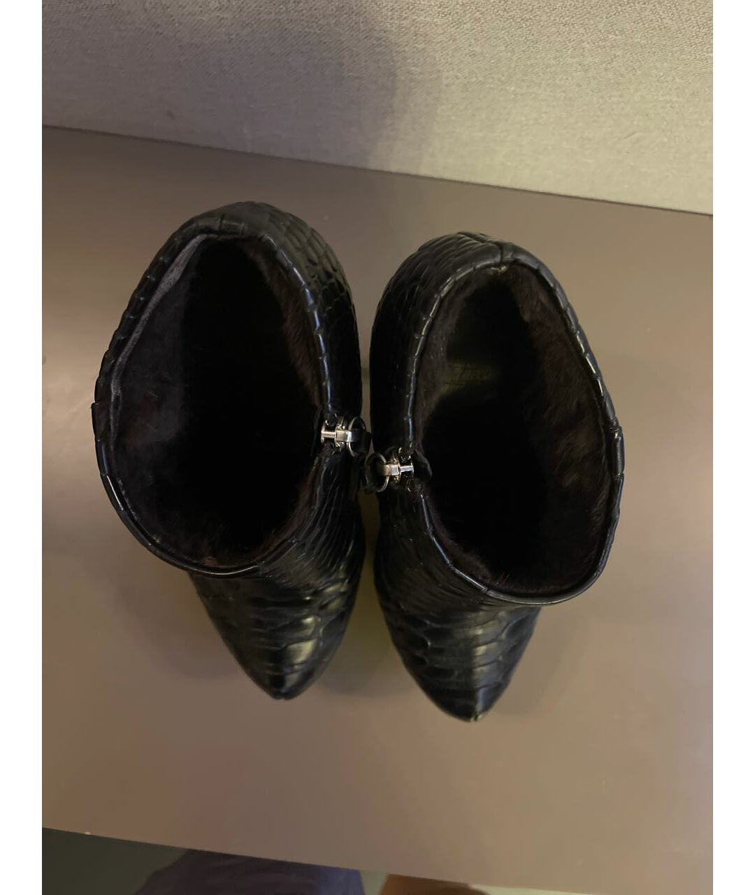 GIUSEPPE ZANOTTI DESIGN Черные кожаные ботильоны, фото 3