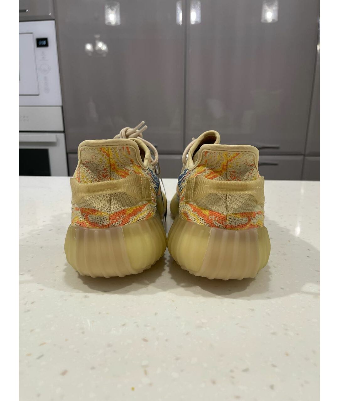 ADIDAS YEEZY Мульти текстильные низкие кроссовки / кеды, фото 4