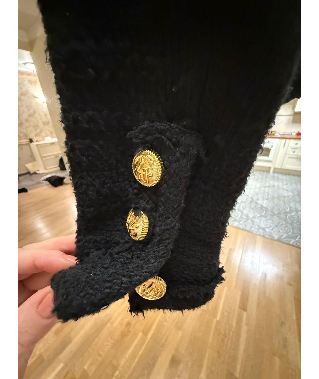 DSQUARED2 Черный хлопковый жакет / жилет, фото 4