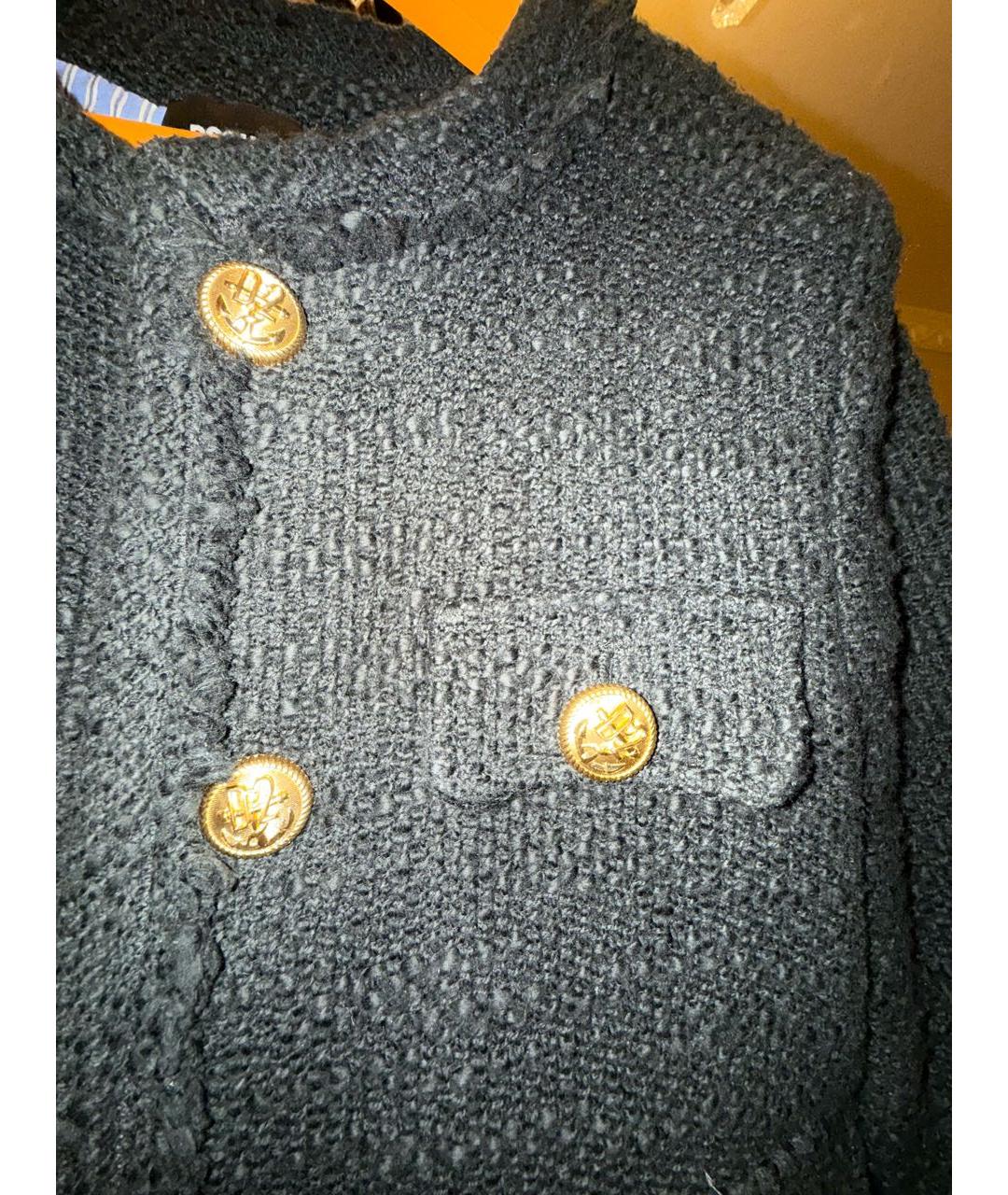 DSQUARED2 Черный хлопковый жакет / жилет, фото 6