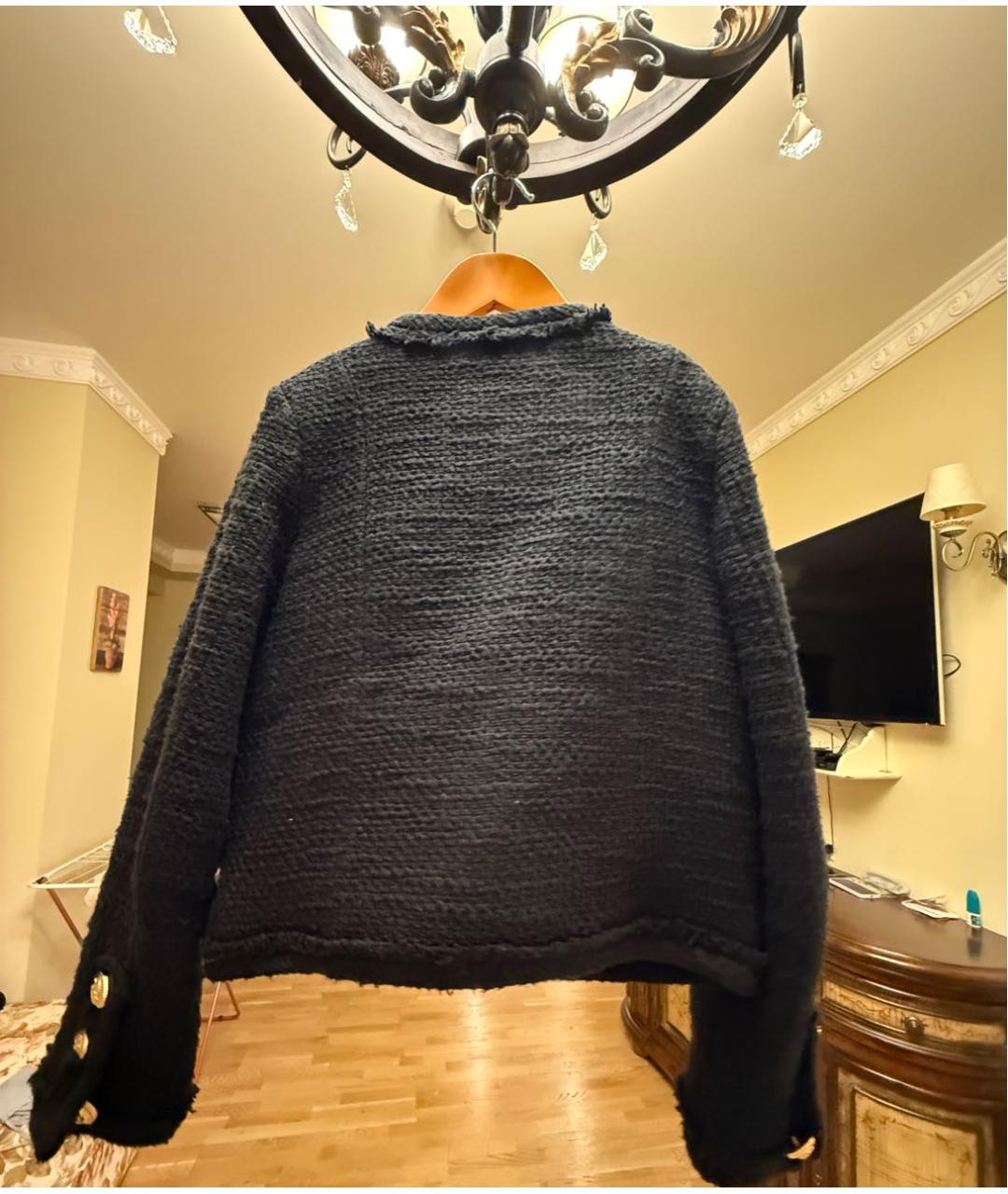 DSQUARED2 Черный хлопковый жакет / жилет, фото 2