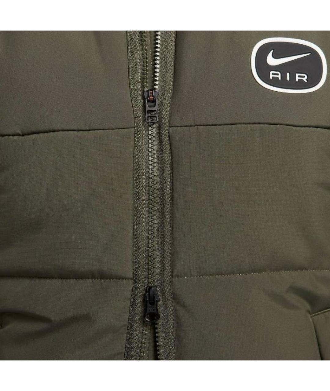 NIKE Хаки полиэстеровый пуховик, фото 6