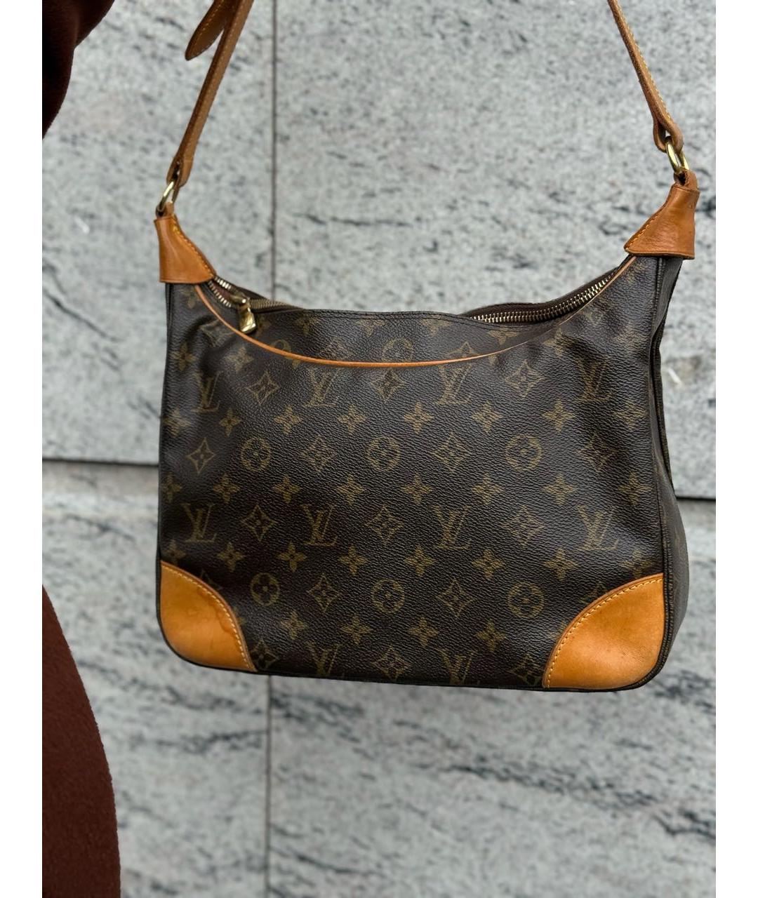 LOUIS VUITTON Коричневая сумка через плечо, фото 6