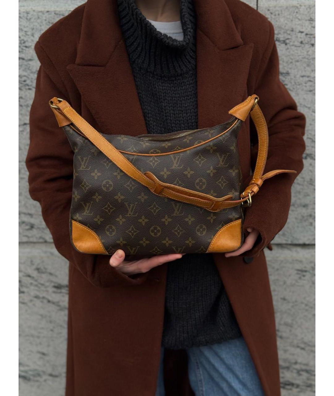 LOUIS VUITTON Коричневая сумка через плечо, фото 5