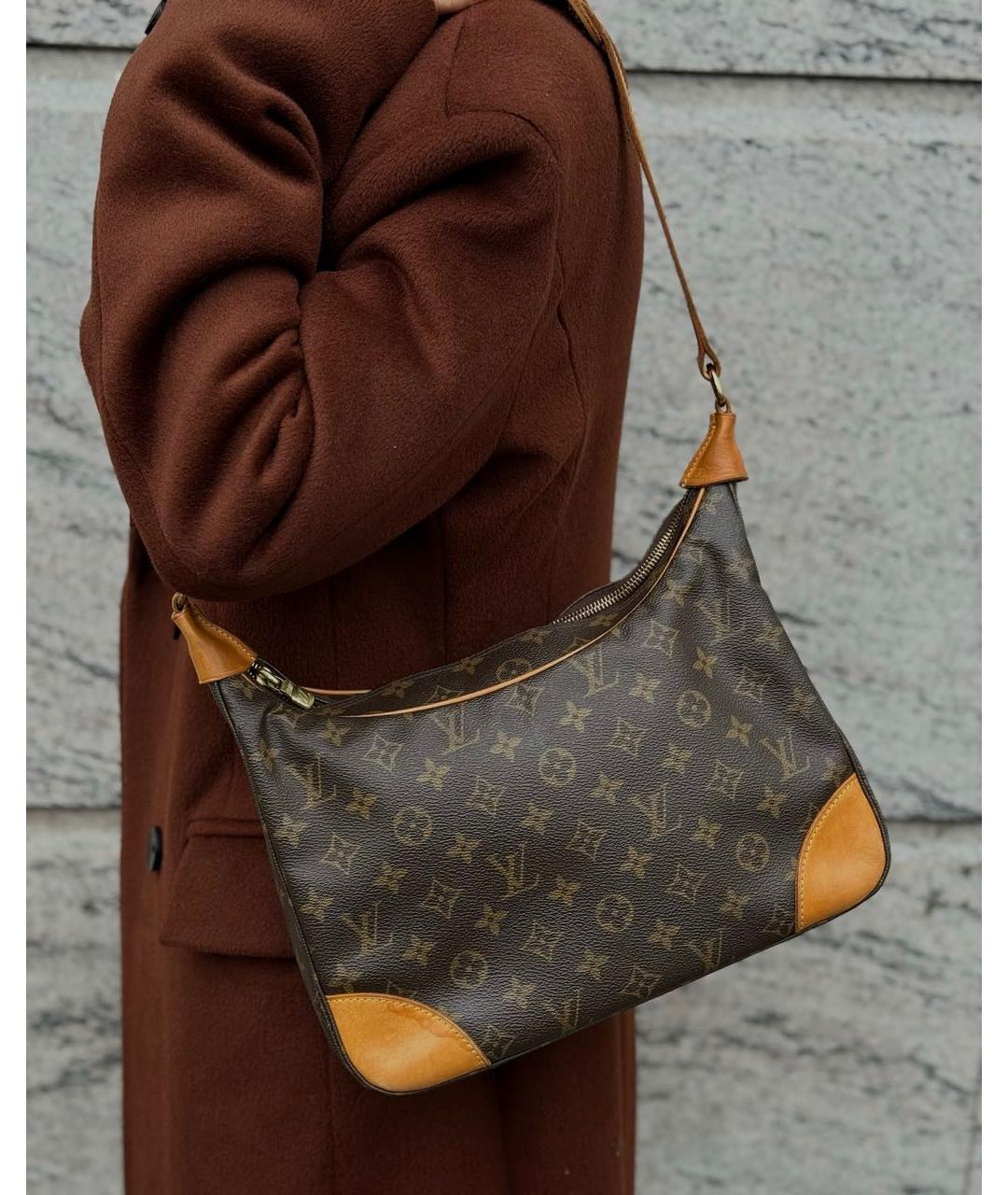 LOUIS VUITTON Коричневая сумка через плечо, фото 3