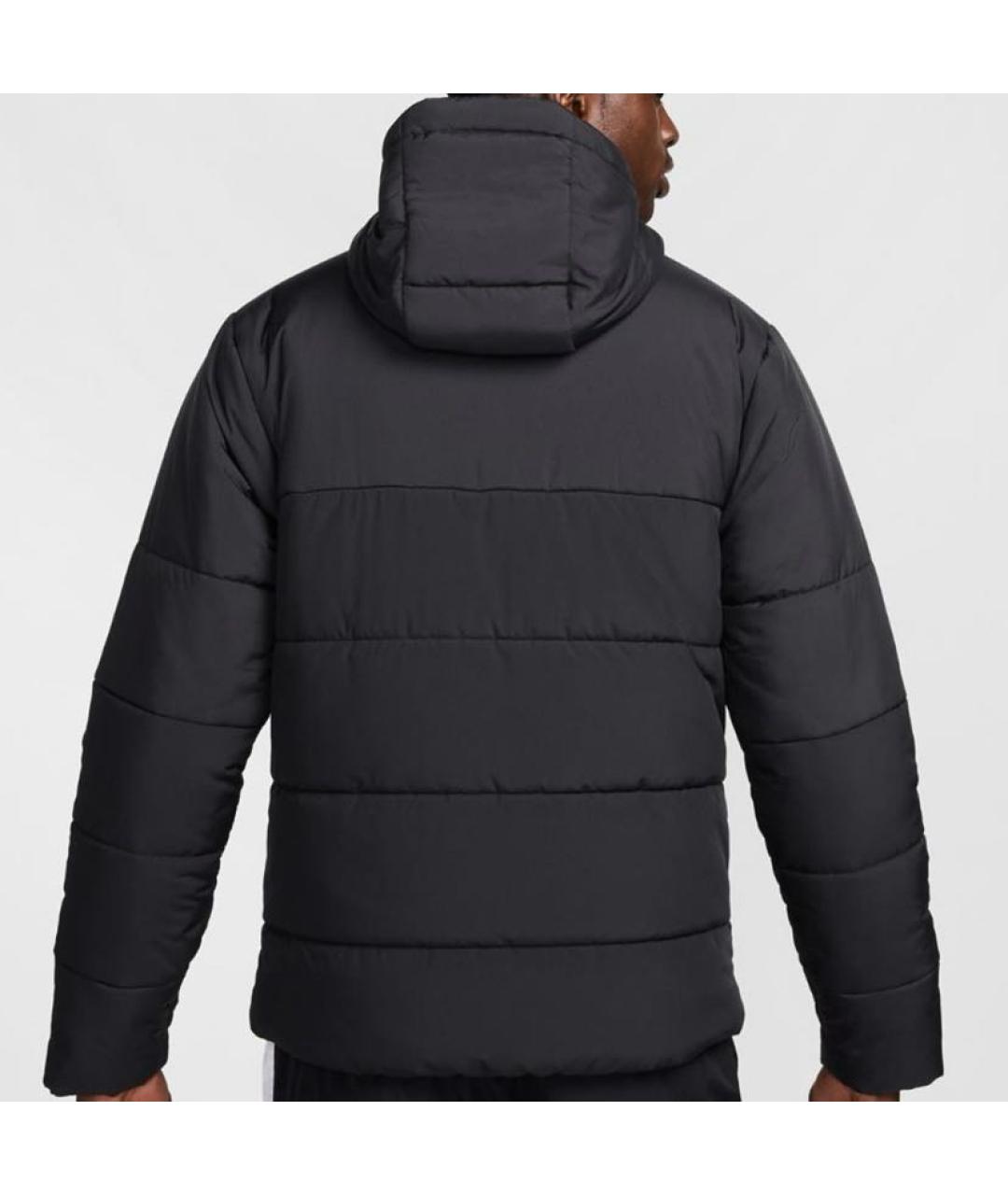 NIKE Черный полиэстеровый пуховик, фото 3