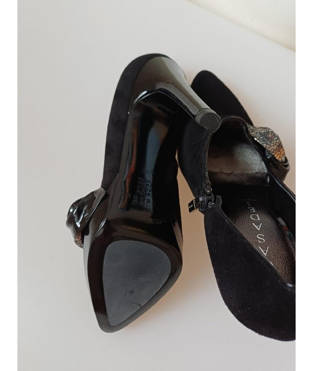 CASADEI Черные замшевые туфли, фото 8