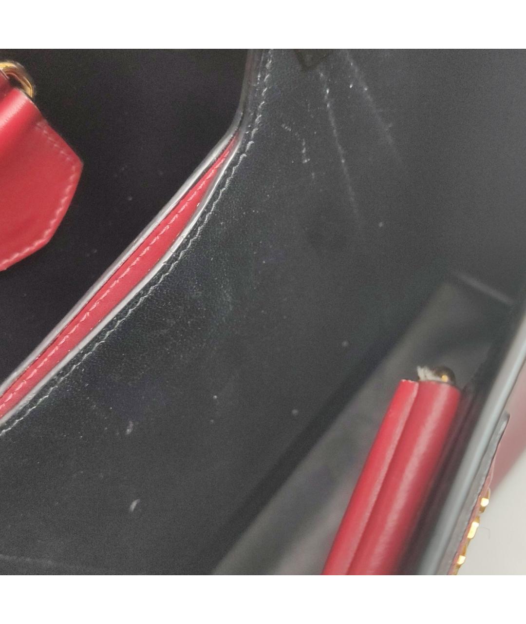 PRADA Красная кожаная сумка через плечо, фото 8