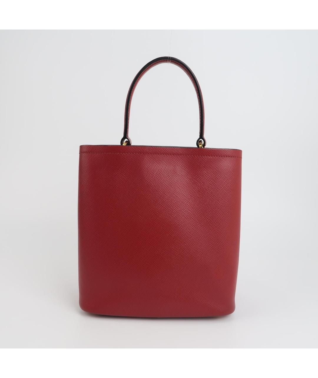 PRADA Красная кожаная сумка через плечо, фото 5