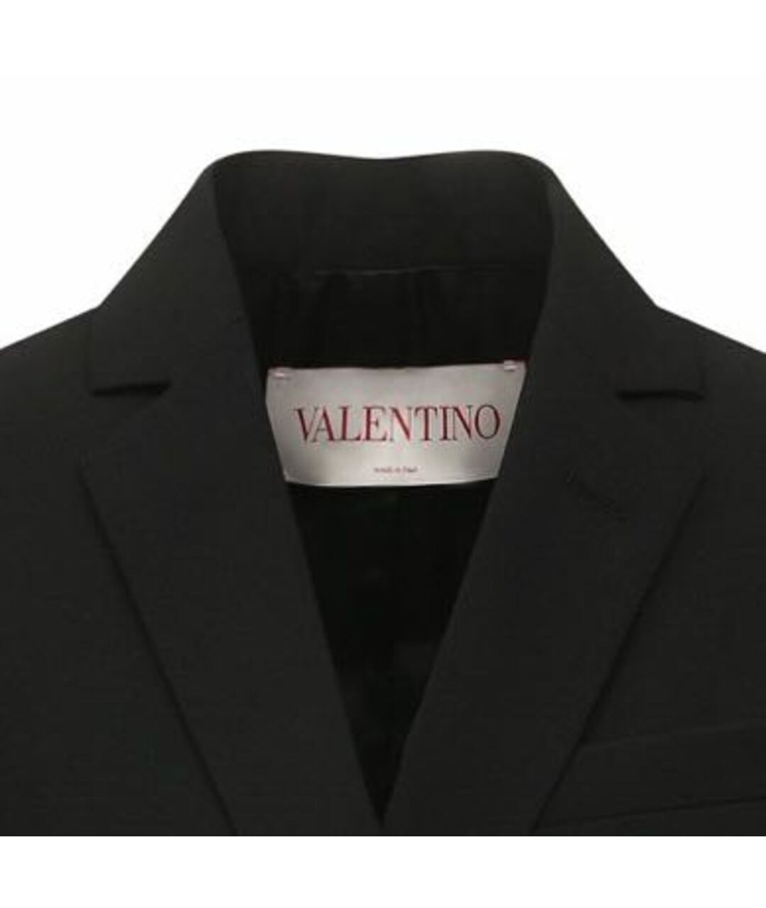 VALENTINO Черный шелковый костюм с брюками, фото 3