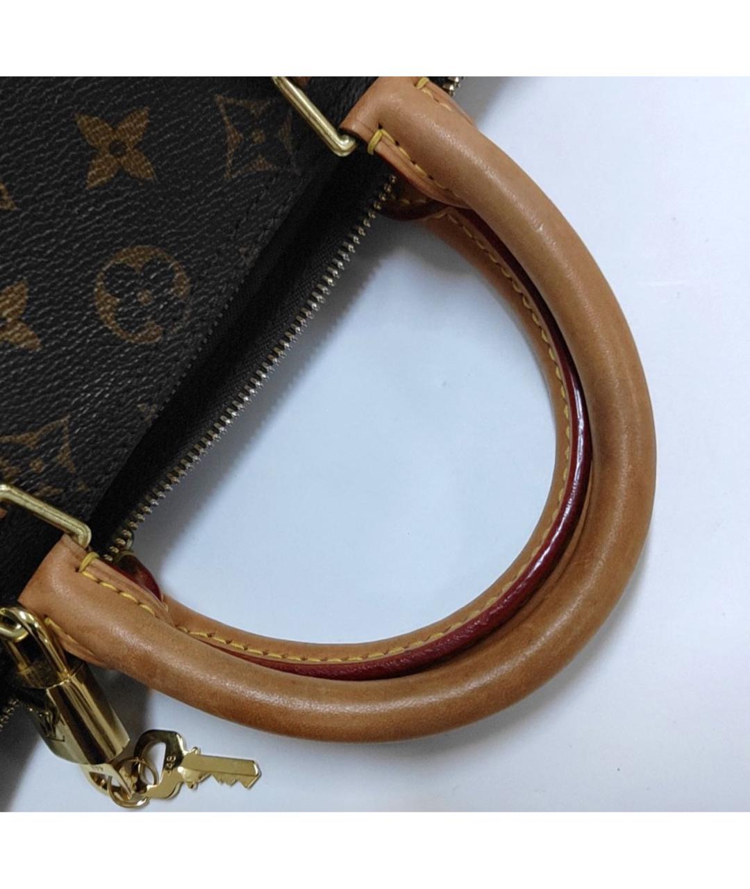 LOUIS VUITTON Коричневая сумка с короткими ручками, фото 6