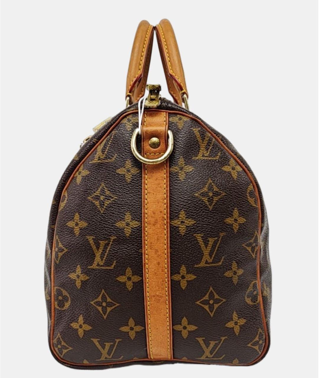 LOUIS VUITTON Коричневая сумка с короткими ручками, фото 2