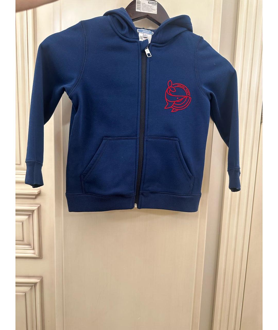 JACADI Темно-синий хлопковый жакет / жилет, фото 4