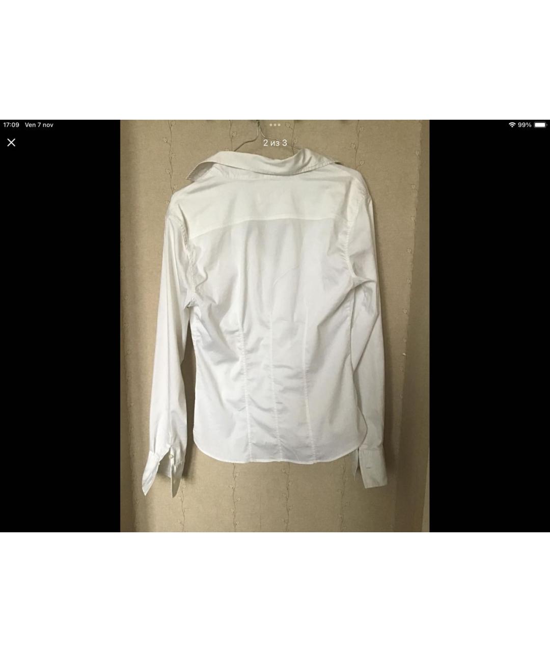 PAUL & SHARK Белая хлопко-эластановая рубашка, фото 2