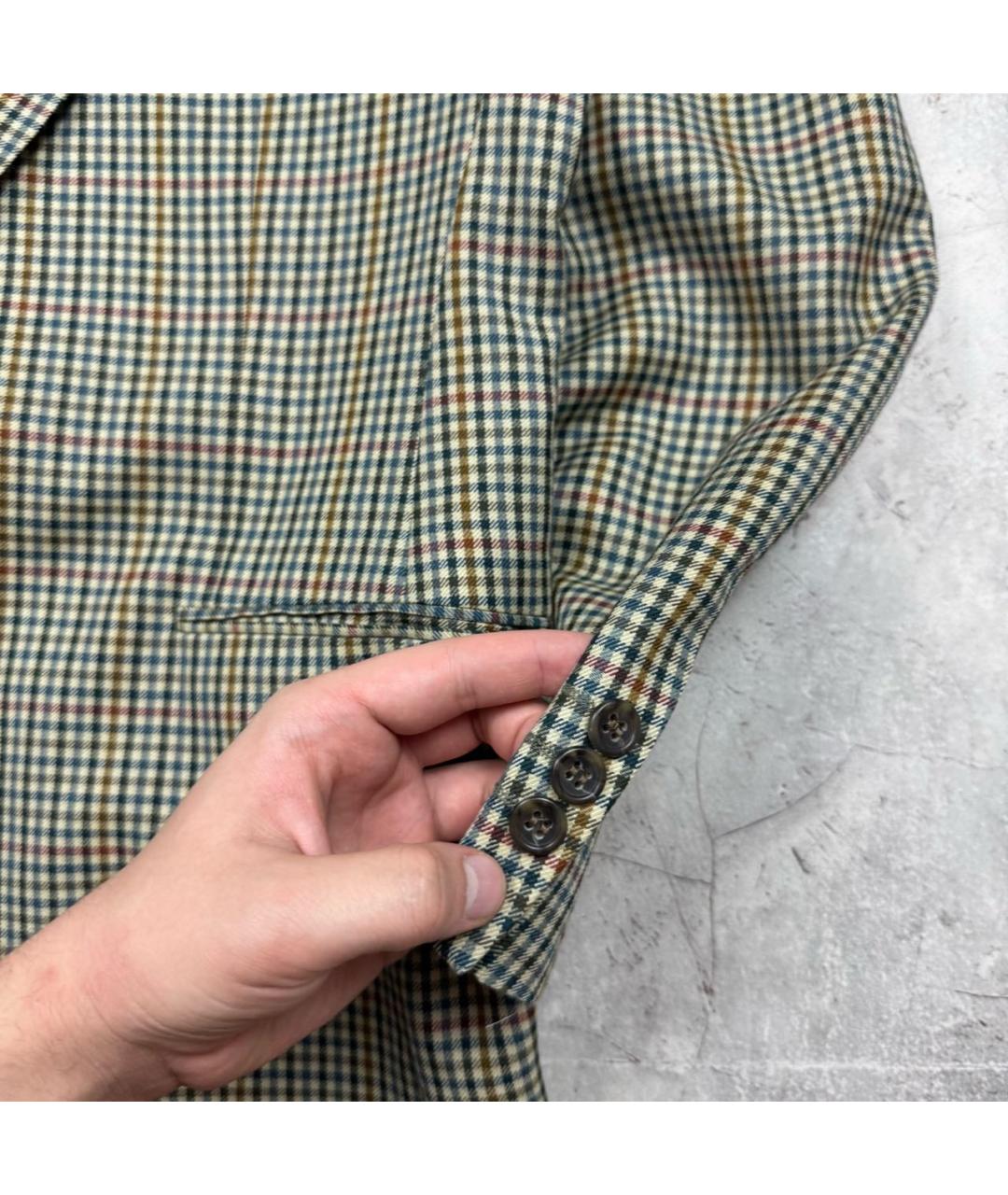 BURBERRY Мульти шерстяной пиджак, фото 2