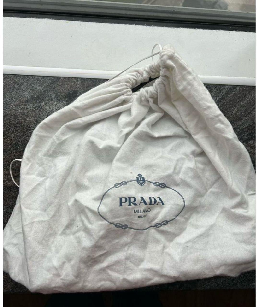 PRADA Фиолетовая кожаная сумка с короткими ручками, фото 8