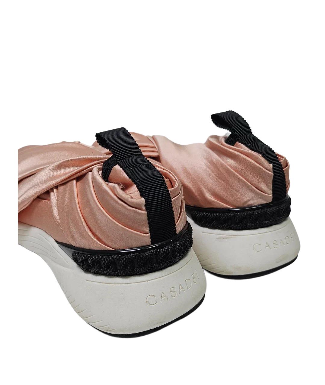 CASADEI Розовые кроссовки, фото 6