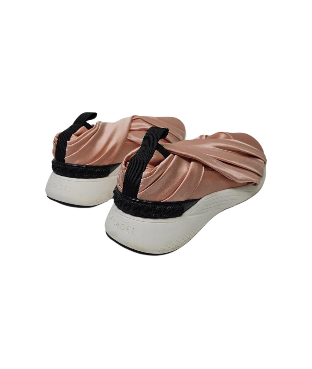 CASADEI Розовые кроссовки, фото 4