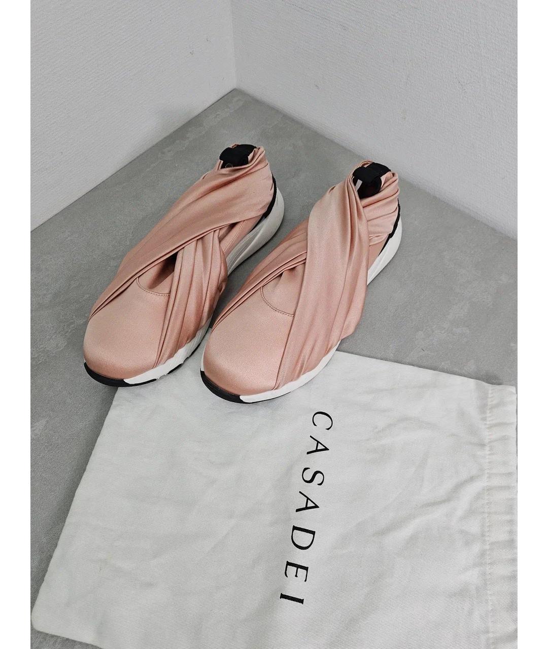 CASADEI Розовые кроссовки, фото 7