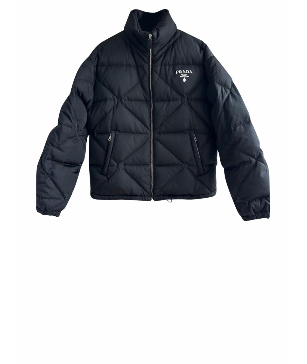 PRADA Черная полиамидовая куртка, фото 1