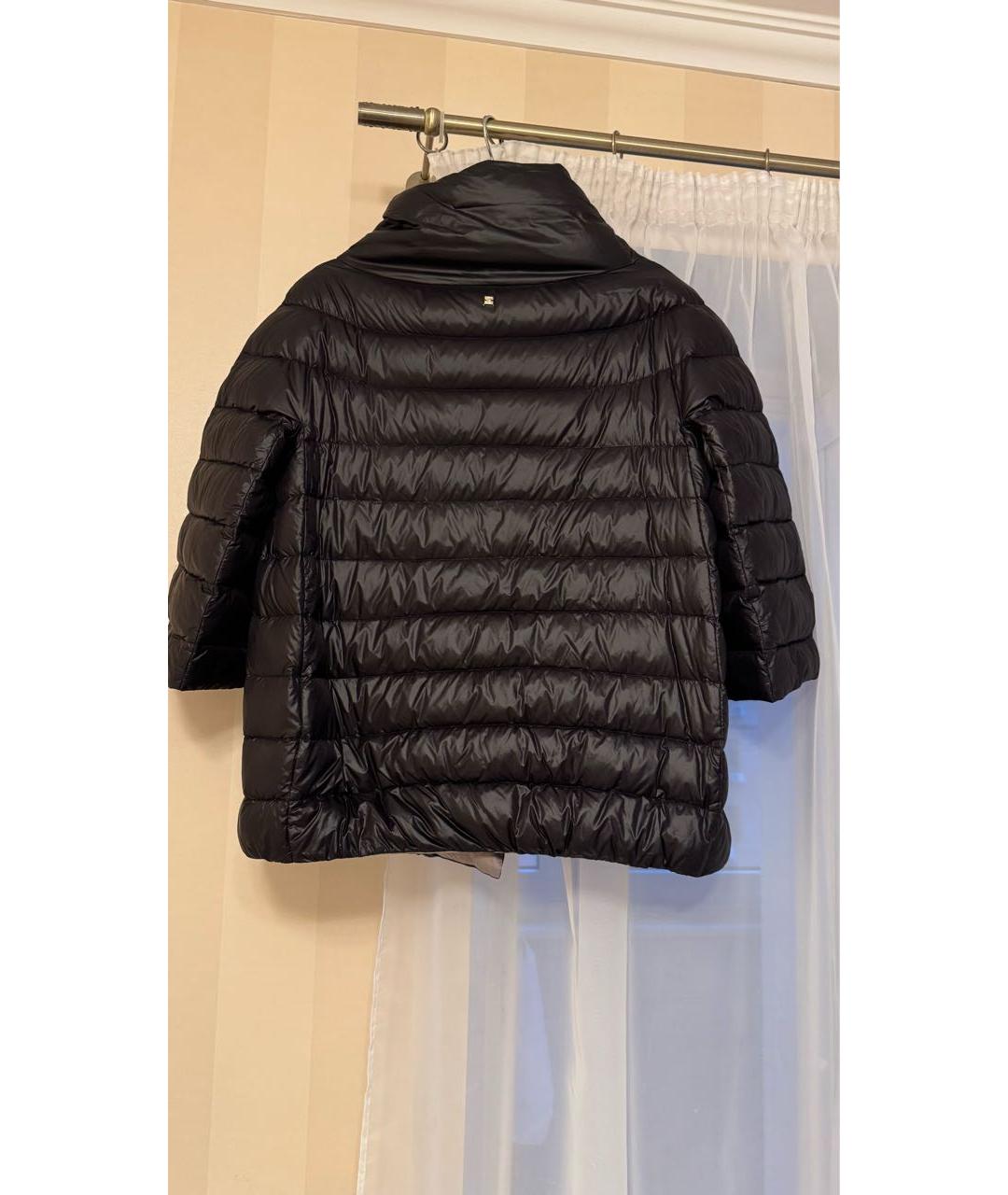 TRUSSARDI JEANS Черный полиамидовый пуховик, фото 2