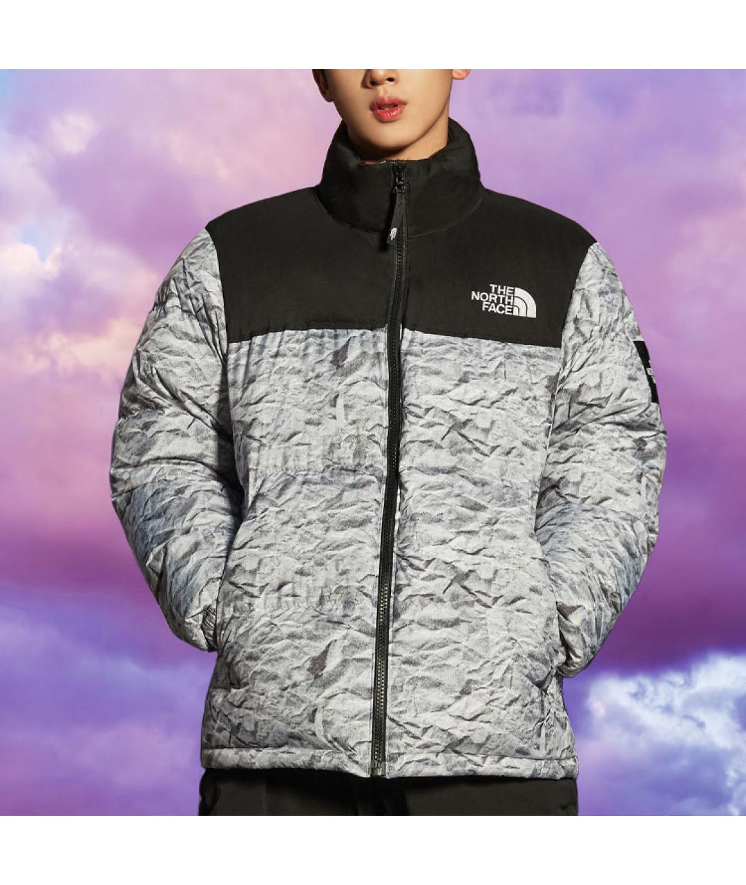 THE NORTH FACE Серебряная полиамидовая куртка, фото 4