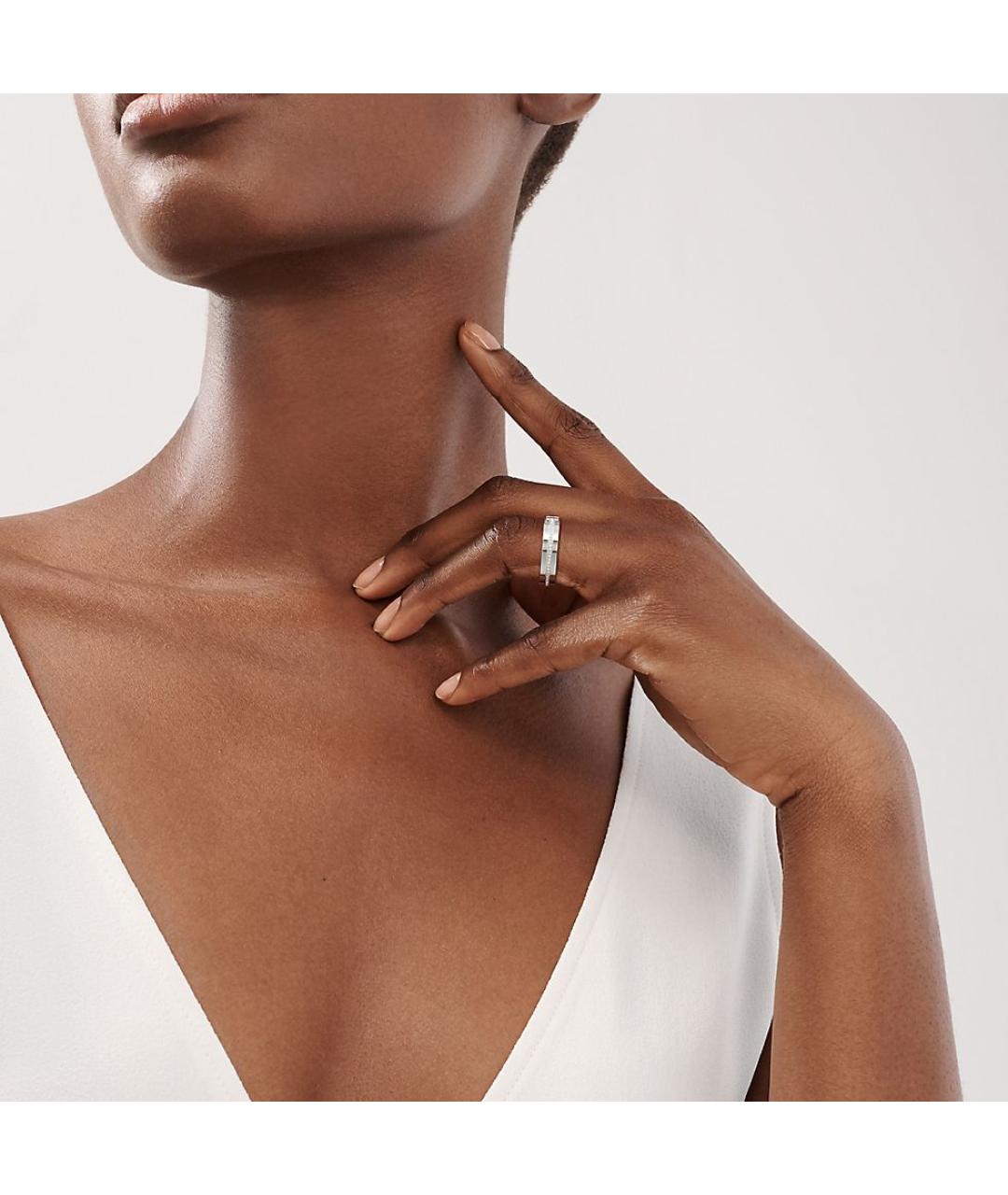 TIFFANY&CO Серебряное кольцо из белого золота, фото 3