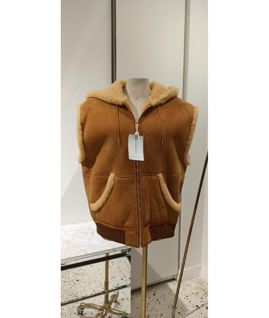 CELINE Коричневый жилет, фото 2