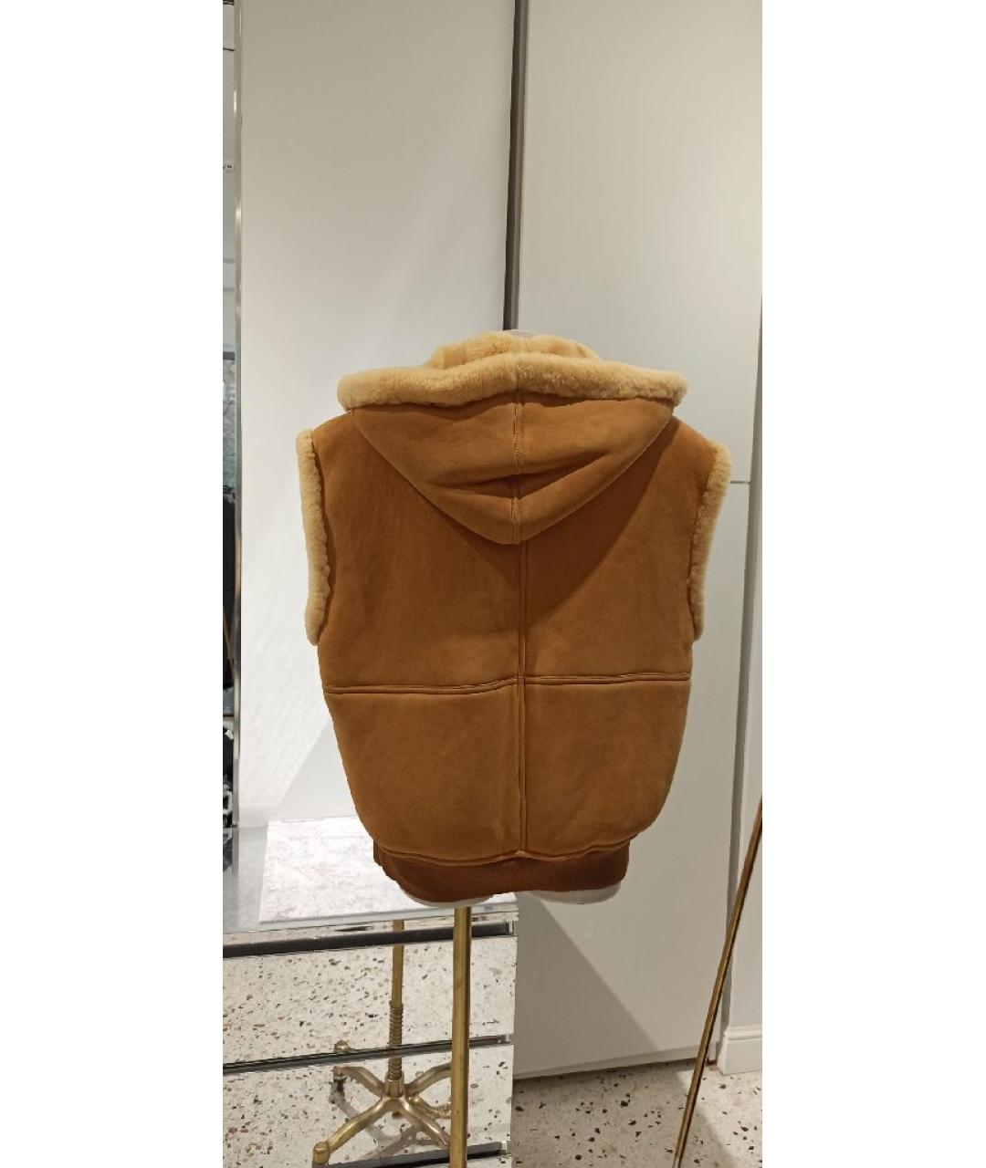 CELINE Коричневый жилет, фото 4